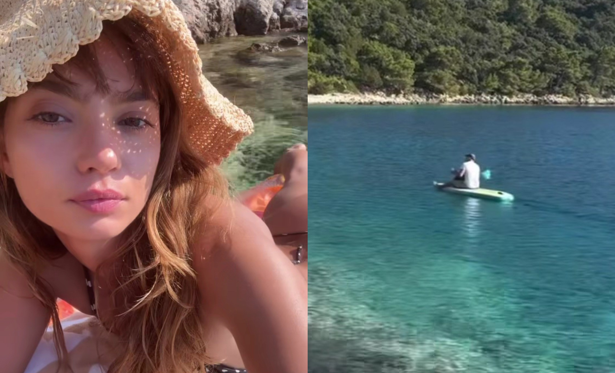 📷 📽️ ХОЛИВУДСКИОТ ЗАВОДНИК СО 20 ГОДИНИ ПОМЛАДАТА ДЕВОЈКА ЛЕТУВА ВО ХРВАТСКА Ги одаде пивото во раката на манекенката