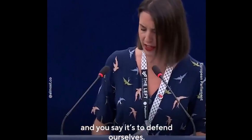 📽 „УРСУЛА БОМБ ДЕР ЛАЈЕН ГО ХРАНИ ЧУДОВИШТЕТО“ Европратеничка ја обвини претседателката на ЕК дека подгрева војни