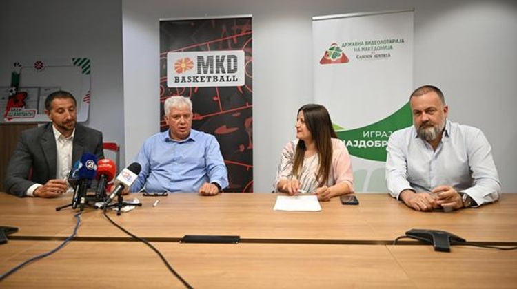 КОШАРКАРСКАТА ФЕДЕРАЦИЈА ДОБИ МОЌЕН ПАРТНЕР Видеолотарија стана главен сојузник на македонските кошаркари