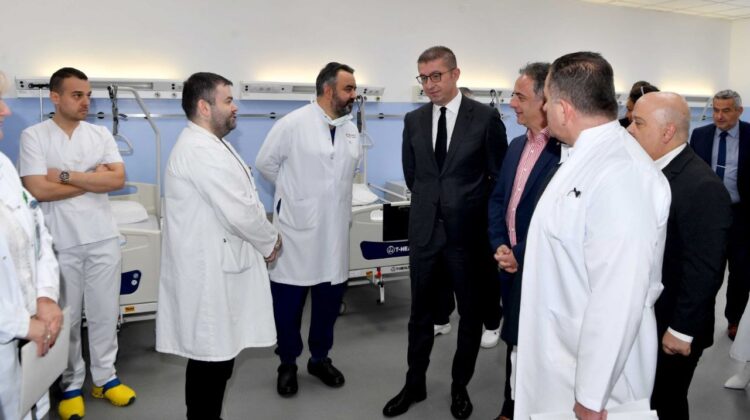 ОБНОВЕН Е БОЛНИЧКИОТ ОДДЕЛ НА КЛИНИКАТА ЗА ТРАУМАТОЛОГИЈА Најсовремена апаратура и за КАРИЛ