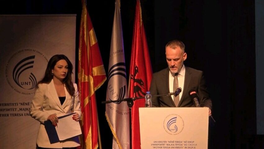 КАДЕ ШТО ИМА СИЛЕН УНИВЕРЗИТЕТ, ИМА СЛОБОДНО ОПШТЕСТВО Фетаи на годишнината на Универзитетот „Мајка Тереза“