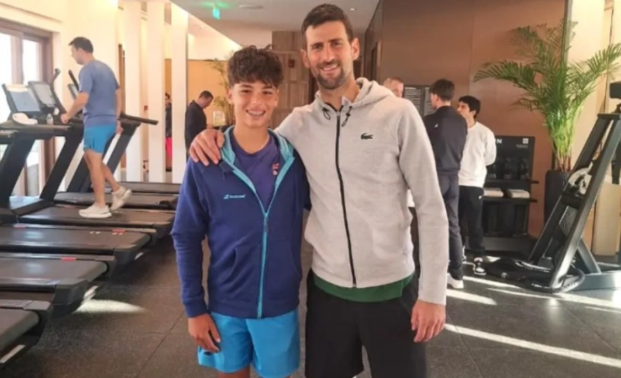 НЕ БУДЕТЕ МЕ ОД СОНОТ ВО КОЈ ИГРАМ СО ЃОКОВИЌ Европскиот шампион до 14 години тренираше со Новак