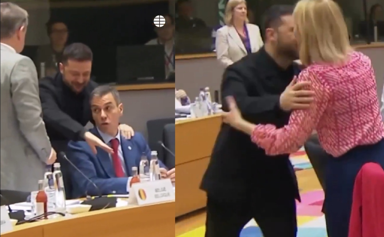 📽️ ШПАНСКИОТ ПРЕМИЕР ПАК ВО ФОКУС Сите се изгушкаа, тој едвај се поздрави со Зеленски