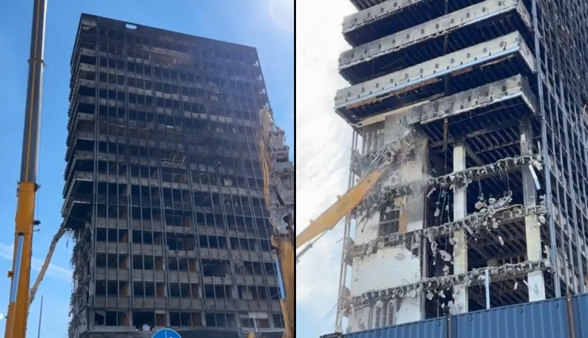 📽️ СЕ УРИВА СИМБОЛОТ НА ЗАГРЕБ „Вјесник“ заминува во историјата откако беше опожарен во ноември