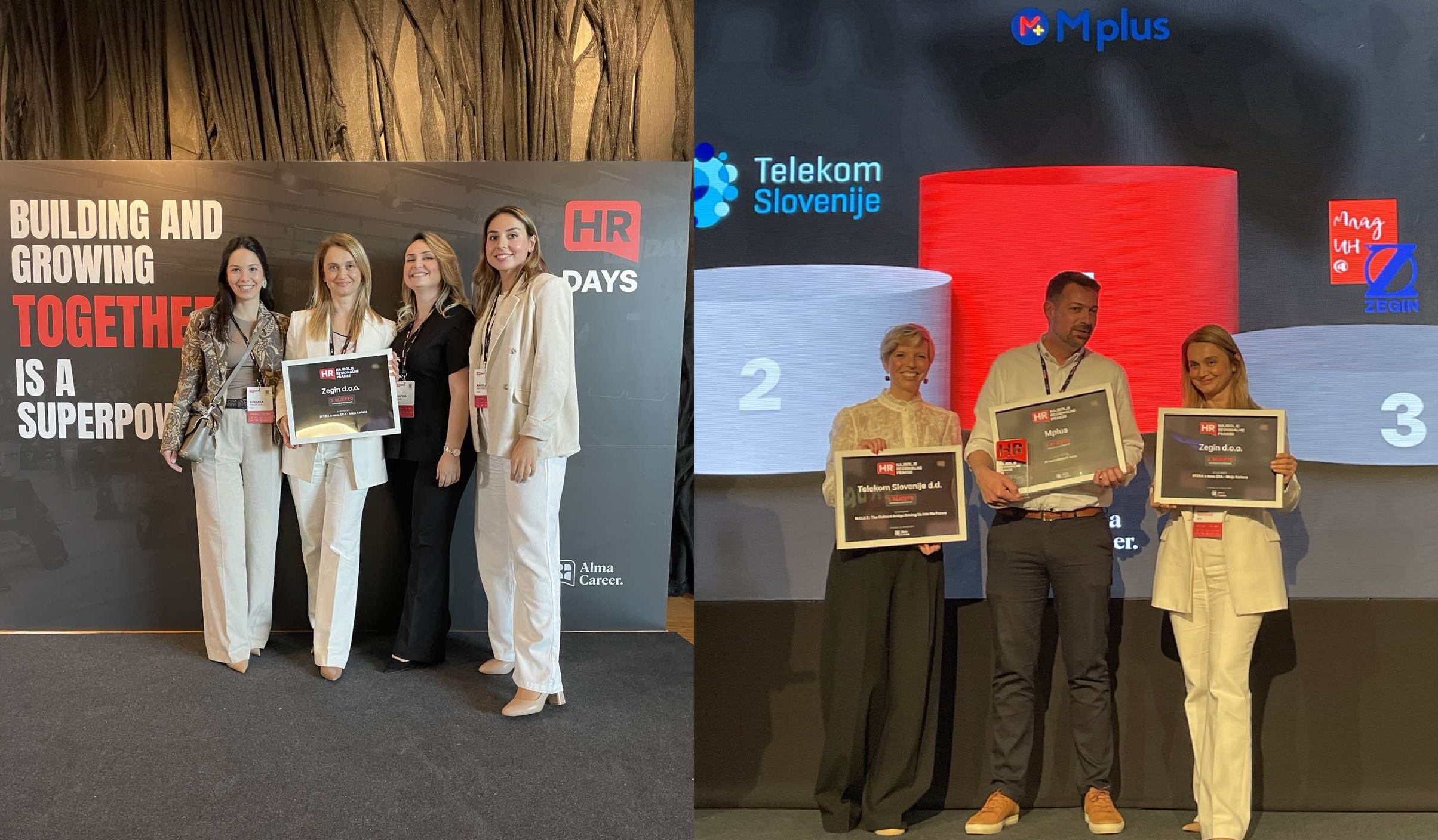 ПРОЕКТОТ „СФЕРА“ НА ЗЕГИН МЕЃУ ТОП 3 HR ПРОЕКТИ ВО РЕГИОНОТ Иновативна трансформација на работното место со персонализирани развојни патеки