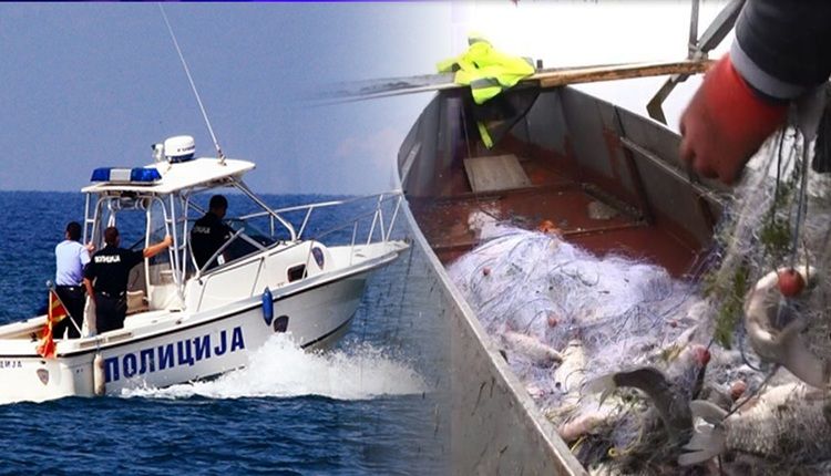 ФАТЕНИ РИБОКРАДЦИ СО 60 КГ КРАП Уапсени 4 лица од Албанија за незаконит влез и риболов