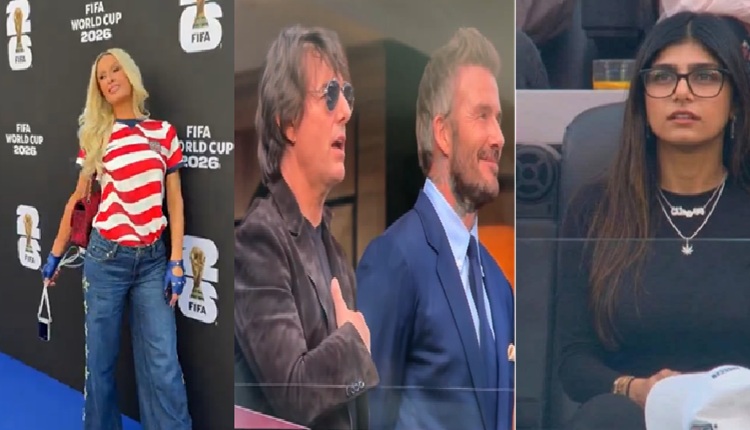 📽️ 📷 ПАРИС ХИЛТОН И МИА КАЛИФА ГО ЗАПАЛИЈА СТАДИОНОТ Победа на САД, но шоуто го украдоа Бекам, Том Круз…
