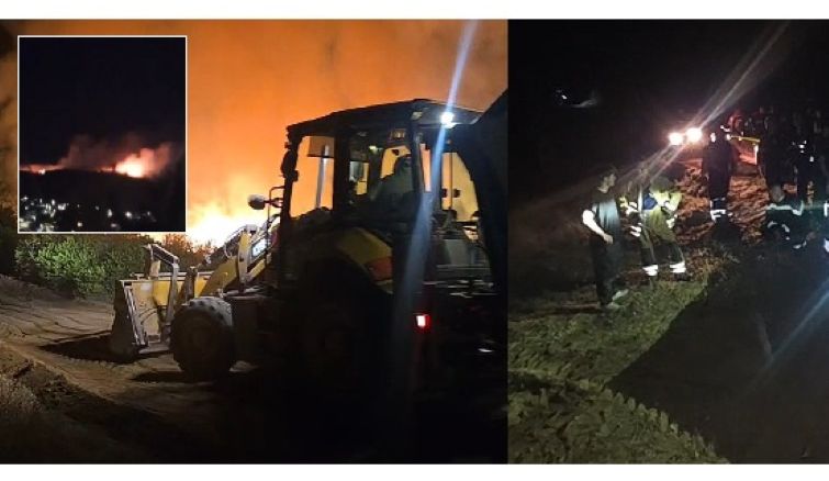 📽️ ПЛАНОТ Е ДА СЕ НАПРАВИ ПОЈАС ОКОЛУ ПОЖАРОТ, ЗАВИСИ КАКО ВЕТРОТ ЌЕ ДУВА НОЌВА Градоначалникот на Штип побарал помош од Свети Николе, Кочани и од Кавадарци