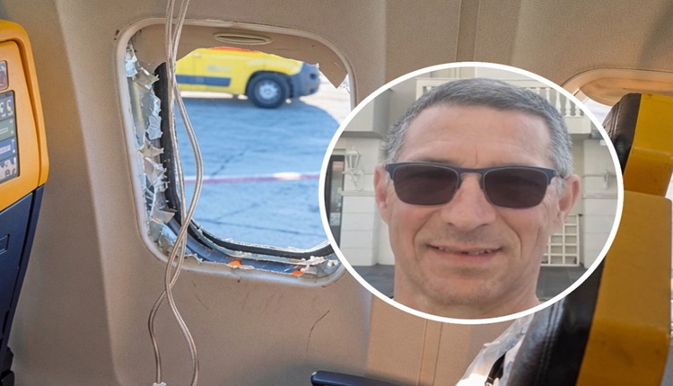 ПОЛОВИНА ОД ТЕЛОТО МУ БИЛО НАДВОР, ТРИ ПАТИ СЕ ОНЕСВЕСТИЛ Сопругата раскажа како го спасиле откако пукнал прозорецот во авионот